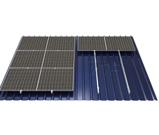 Solar Mounting System with solar lock clamp for Metal Roof
